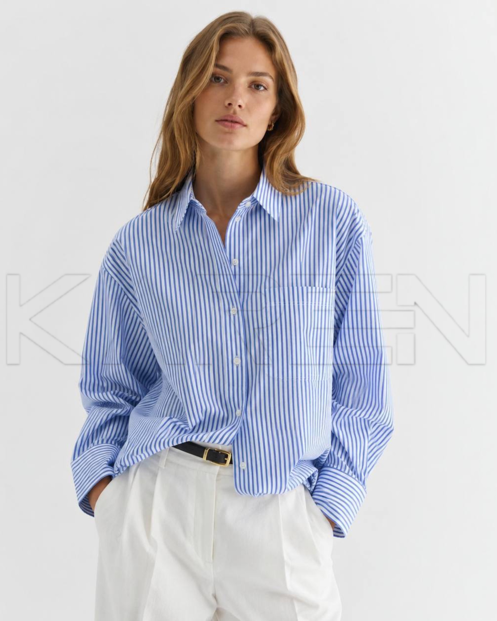 شومیز آبی  زنانه | 🇸🇪H&M