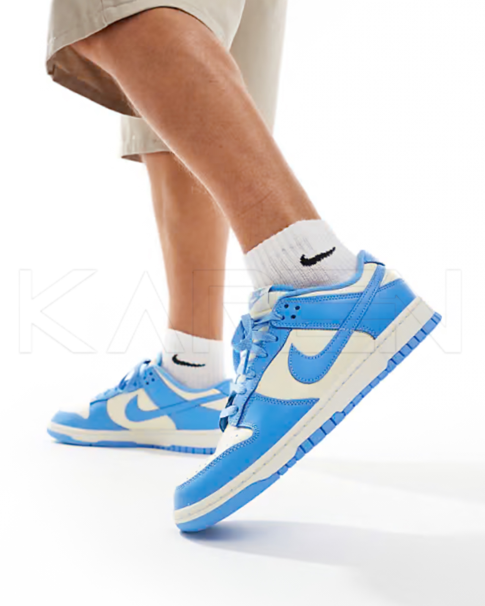 کتونی نایک Nike Dunk Low Retro “Game Royal / White”