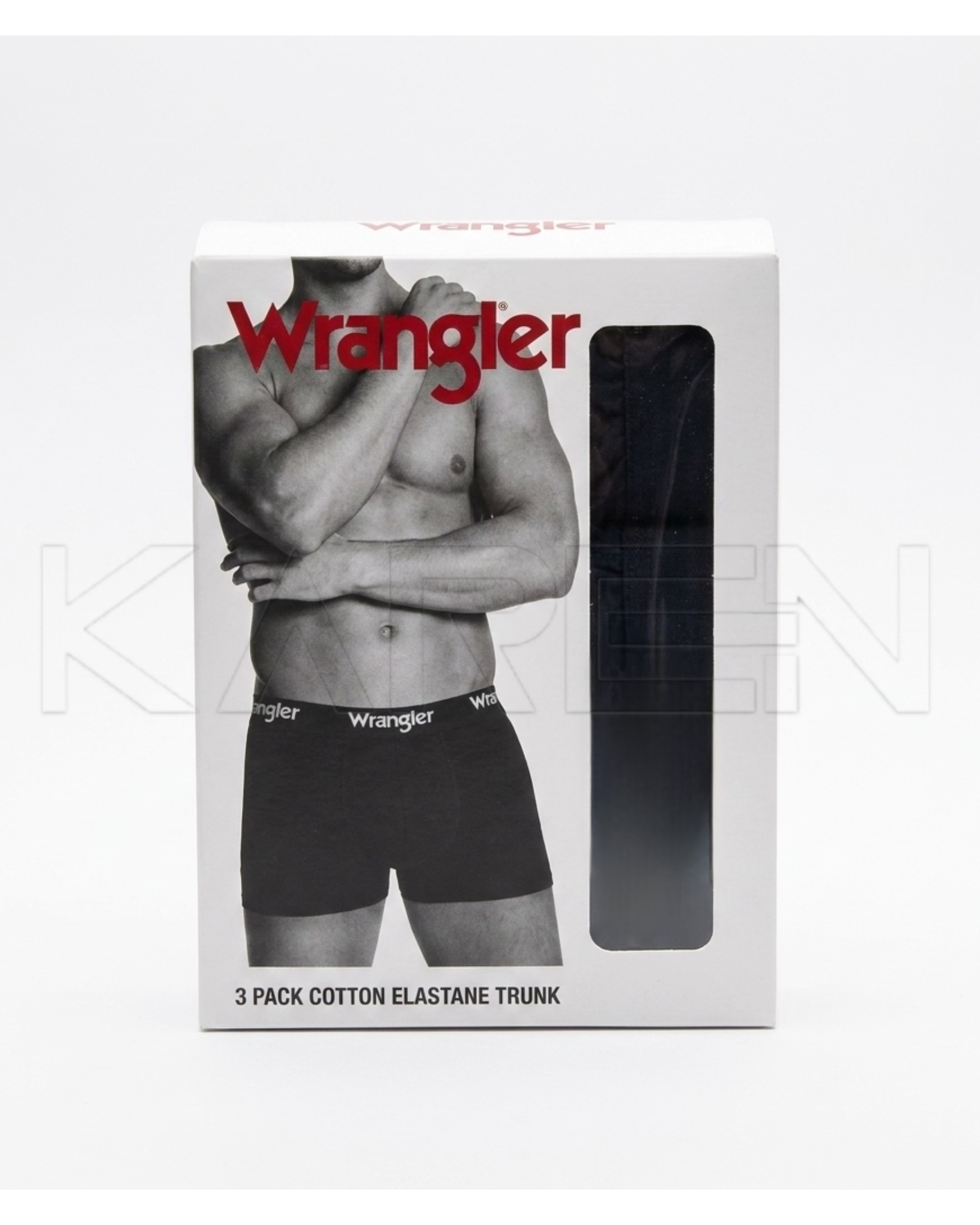 پک ۳عددی لباس زیر باکسر مشکی رنگلر | 🇺🇸Wrangler