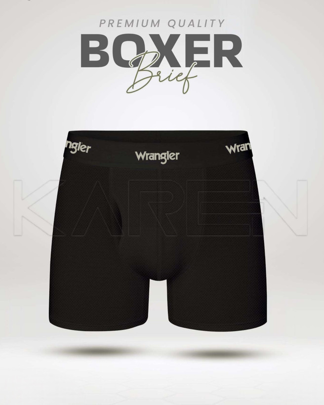 پک ۳عددی لباس زیر باکسر مشکی رنگلر | 🇺🇸Wrangler