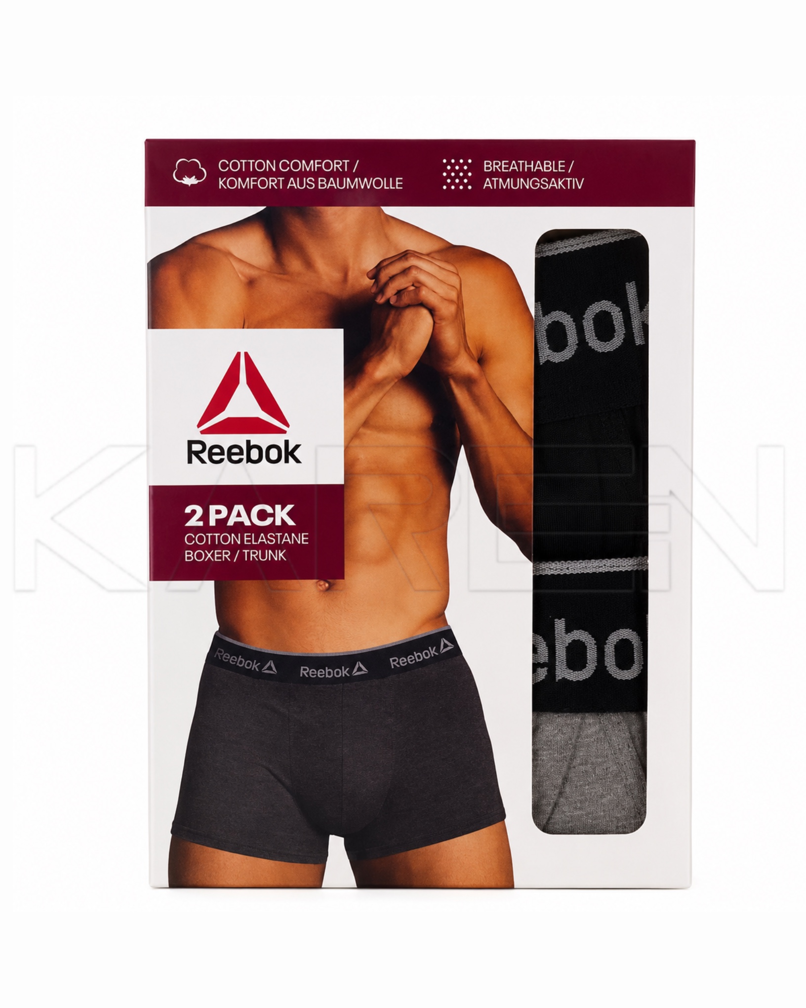 پک ۲عددی لباس زیر باکسر ریباک | 🇺🇸Reebok