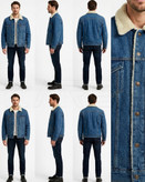 کت جین مردانه داخل خزدار از بـرند لیوایز | 🇺🇸Levi’s