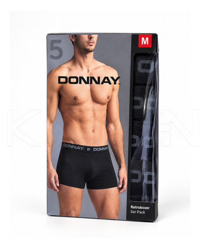 پک ۵عددی لباس زیر نخپنبهی مشکی | 🇩🇪Donnay