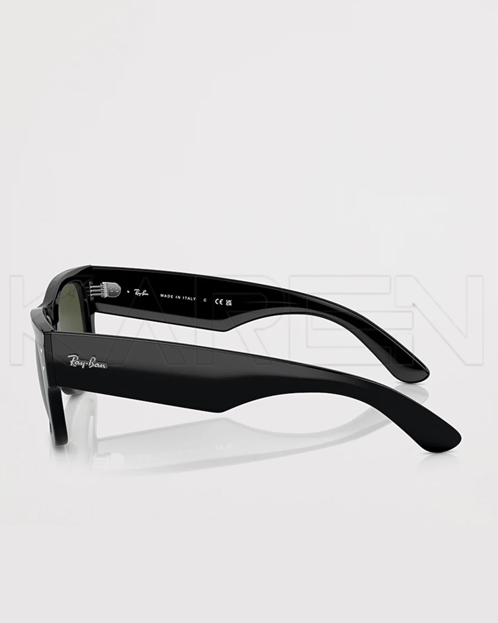 عینک آفتابی اورجـینال از بـرند ریبن مگا ویفرر پلاریزه 🇮🇹Ray-Ban | RB0832
