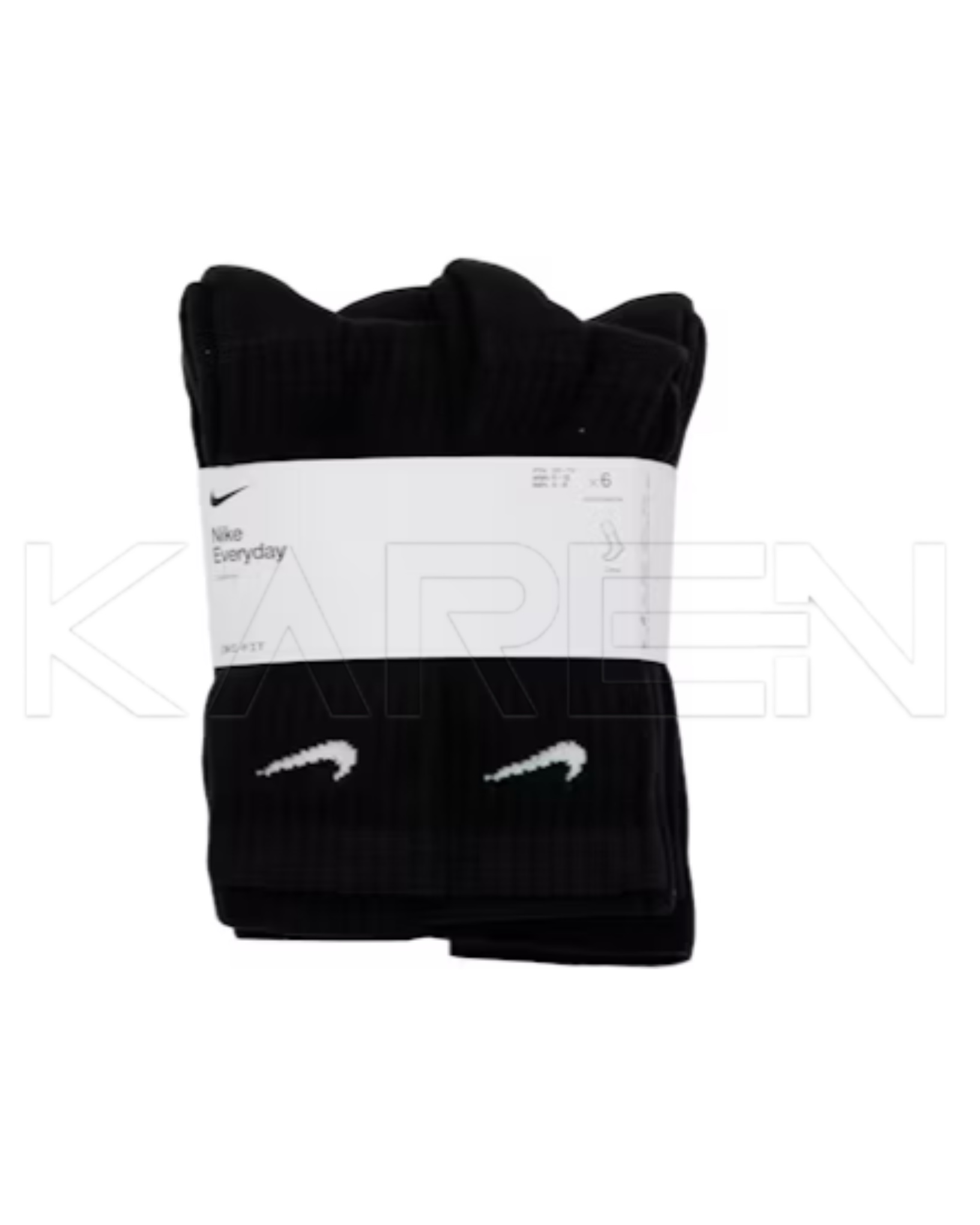 پک ۶ عددی جوراب‌های ساق بلند یونیسکس از بـرند نایک | 🇺🇸Nike